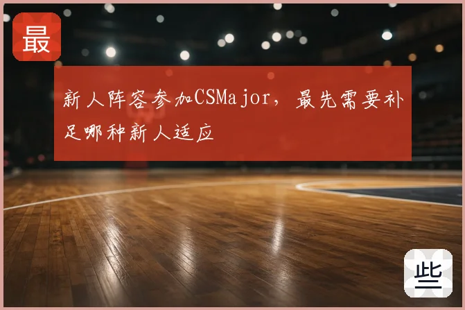 新人阵容参加CSMajor，最先需要补足哪种新人适应